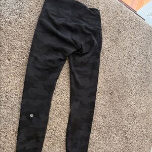 lululemon athletica Wunder train Black Camo Leggings